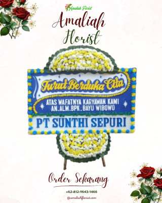 Papan Bunga Duka di Driyorejo
