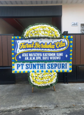 Papan Bunga Duka di Driyorejo