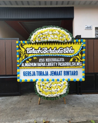 Papan Bunga Duka di Driyorejo