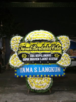 Papan Bunga Duka di Driyorejo