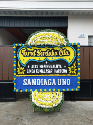 Papan Bunga Duka di Driyorejo